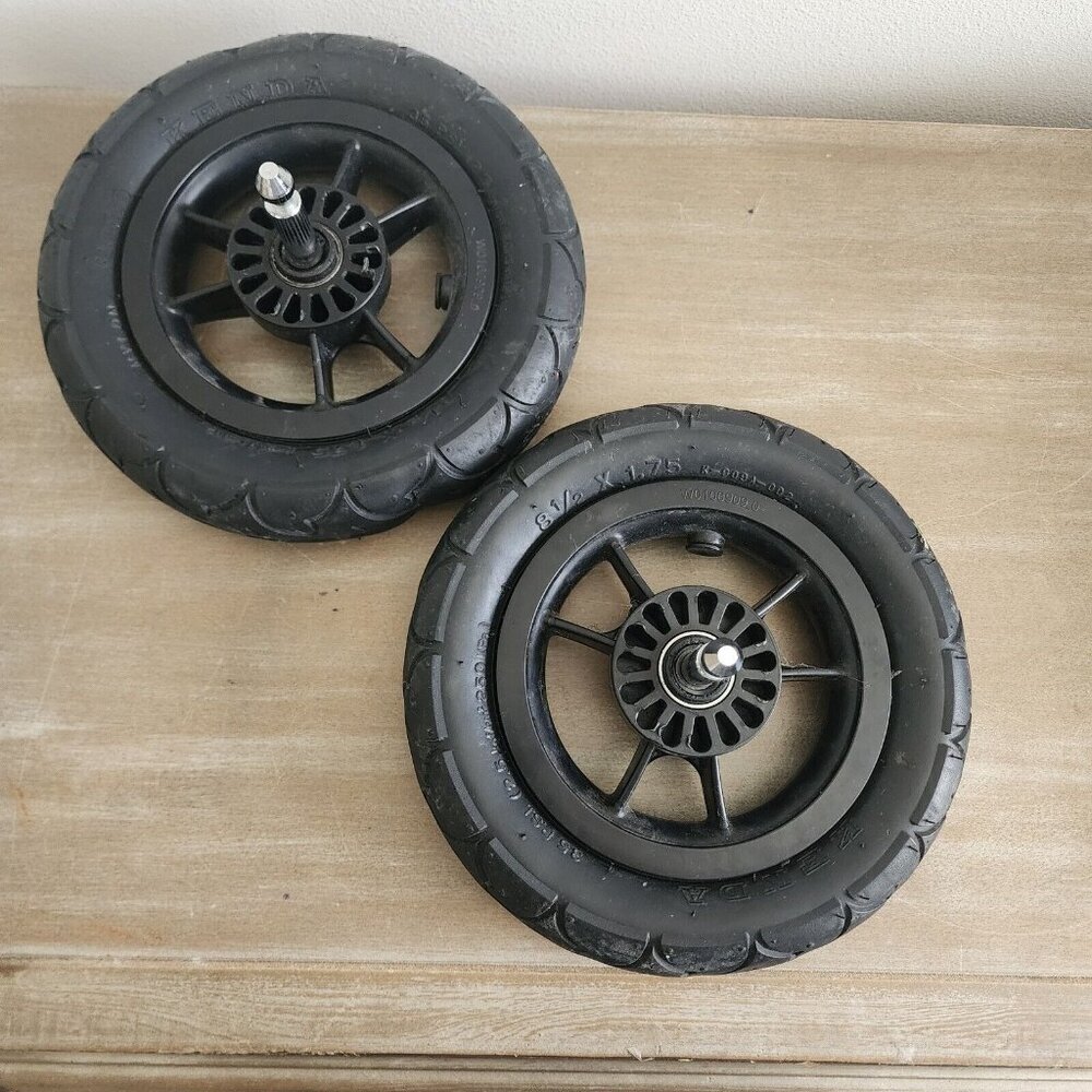 Baby Jogger City Mini GT REAR BACK Wheel Single Double Stroller Replacement Pair